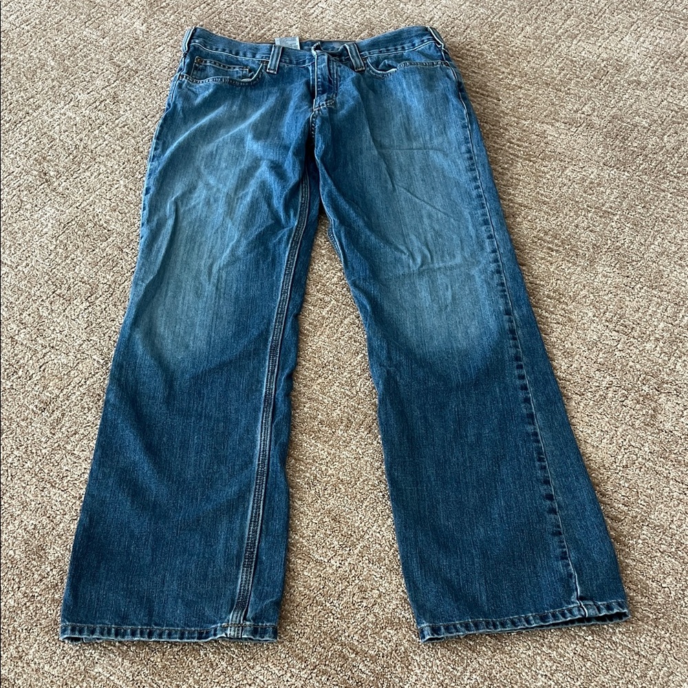 Carhartt Men's Relaxed Fit Blue Jeans